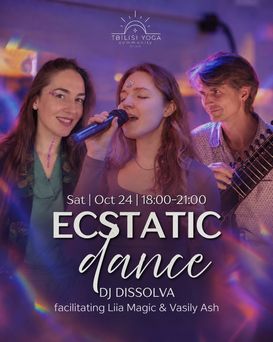 ECSTATIC DANCE with DJ Dissolva, Liia Magic & Vasily Ash
